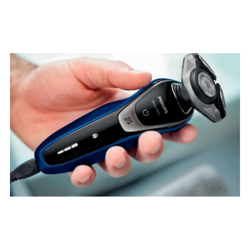 Электробритва PHILIPS Series 5000 S5572/10, черный и синий