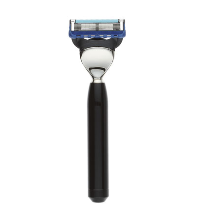 Бритвенный набор IL Ceppo: станок, помазок, чаша, подставка, черный гянцевый цвет