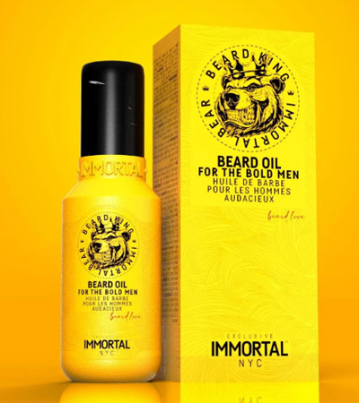 Масло для бороды IMMORTAL NYC BEARD KING IMMORTAL BEAR BEARD OIL l -100мл.
