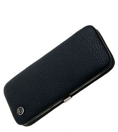 Маникюрный набор GD, 5пр., ФУТЛЯР: НАТУР.КОЖА, ЦВЕТ ЧЕРНЫЙ