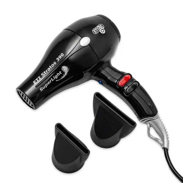 Профессиональный фен ETI Stratos 390 Superlight Черный