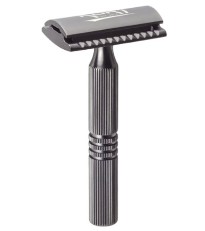 Дорожная бритва KURT (4 части) в мешочке и подарочной фирменной коробке K-20014 B(Бронза)