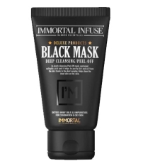 Черная маска для лица IMMORTAL INFUSE  BLACK MASK -150мл.