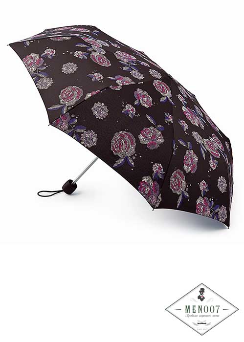 Зонт женский механика Fulton L354-3865 FineLineRoses (Розы)