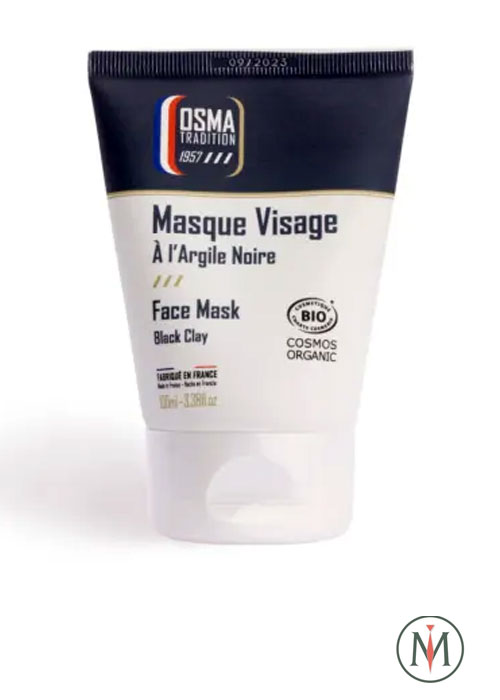 Очищающая маска для лица OSMA TRADITION, черная глина, 100 мл