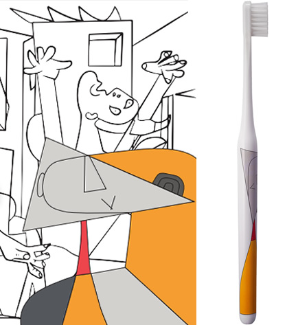 Зубная щетка Monrcarrote «Пикассо» из коллекции «Абстракционистов» 12+