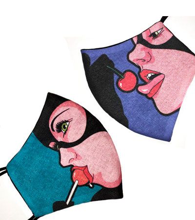 Защитная маска многоразовая "ЧупаЧупс" женская