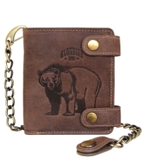 Бумажник с металлической цепочкой «Tim Bear» KLONDIKE 1896 KD1024-02