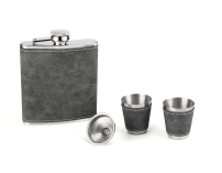 Набор фляга + 2 стопки + воронка S.QUIRE FLS010
