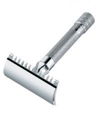 Cтанок Т- образный для бритья MERKUR (15C) хромированный, лезвие в комплекте