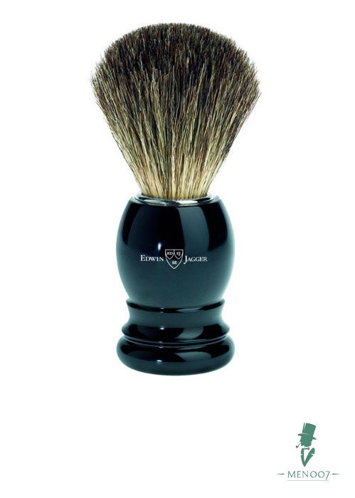 Помазок для бритья Edwin Jagger выпуклый черная смола