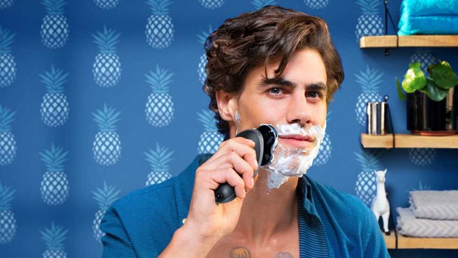 Электробритва PHILIPS Series 7000 S7910/16, серый и голубой