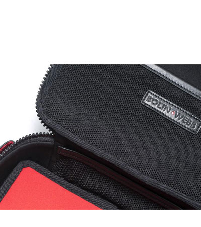 Дорожный несессер Bolin Webb, черная кожа