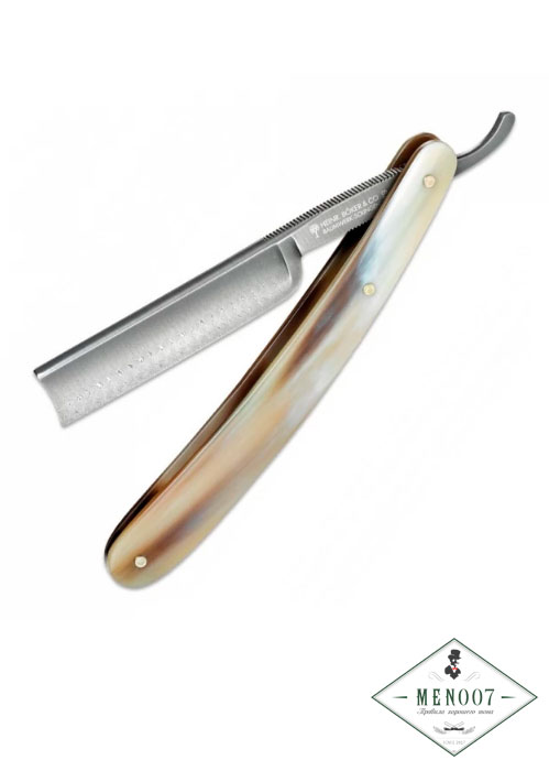 Опасная Бритва BOKER DAMASCUS HORN BK140523DAM