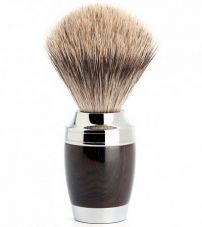 Помазок MUEHLE STYLO, барсучий ворс категории Fine, африканское черное дерево