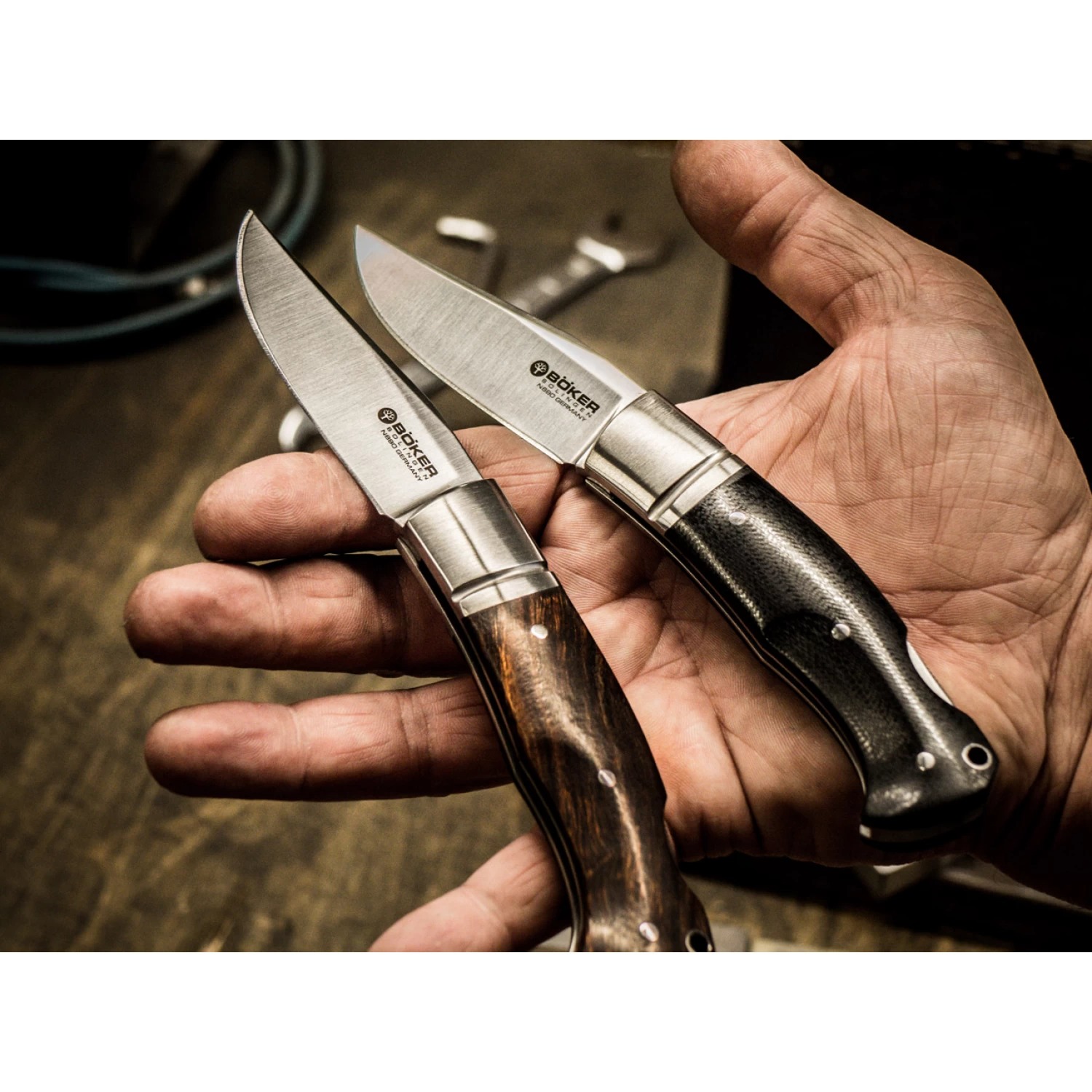 Нож BOKER BOXER MICARTA BK111028