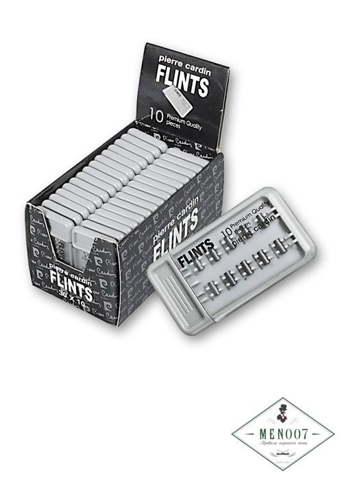 Кремни "Pierre Cardin" в кассете, 10 штук