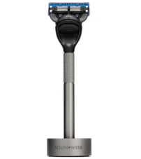 Набор Bolin Webb Generation, бритва матовый графит, подставка матовый графит