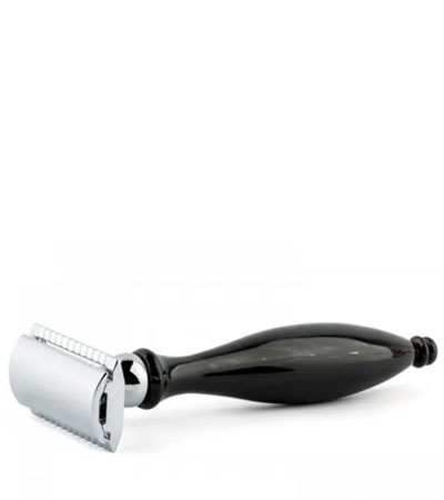 Т-образная для двусторонних лезвий, KURT ручка из натурального рога, K2004