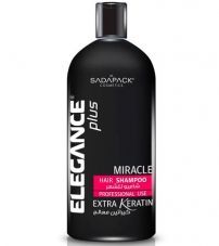 Профессиональный шампунь для волос с Кератином Elegance Plus Hair Shampoo White Extra Keratin - 1000 мл