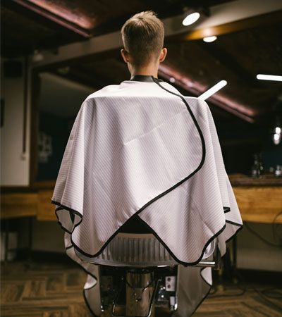 Пеньюар с неопреновым воротником Rebel Barber Vintage Classics