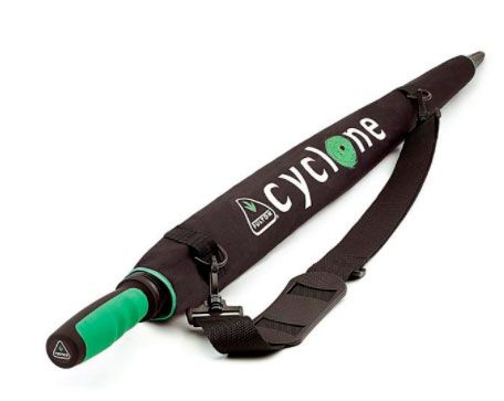 Мужской зонт-гольфер, черный, механика, Cyclone, Fulton S837-01