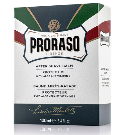 Бальзам после бритья защитный с алоэ и витамином Е Proraso -100 мл