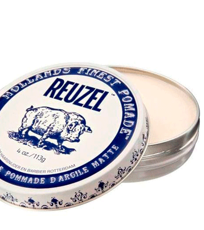 Матовая глина сильной фиксации Reuzel Clay Matte Pomade - 95г.