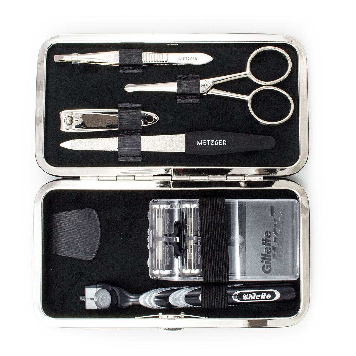 Маникюрный набор для мужчин Metzger MS-504-D-(6 предметный)