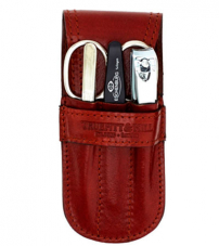 МАНИКЮРНЫЙ НАБОР Truefitt & Hill  ИЗ 4 ПРЕДМЕТОВ В КОЖАНОМ ЧЕХЛЕ SMALL 4 PIECE MANICURE TAN (СВЕТЛО-КОРИЧНЕВЫЙ)