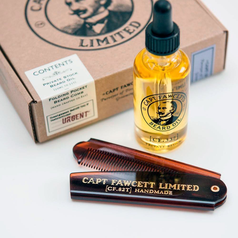 Подарочный набор для бороды и волос CAPTAIN FAWCETT