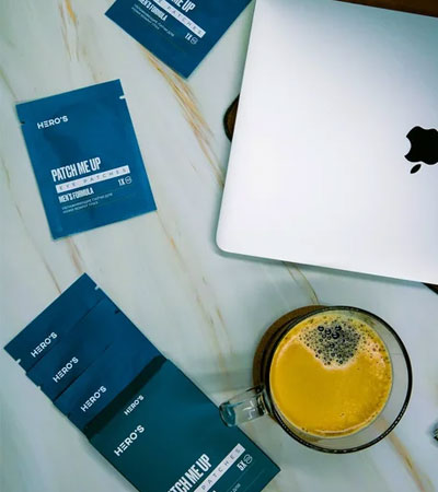 Мужские патчи для кожи вокруг глаз Hero'S Patch ME UP Mens Formula