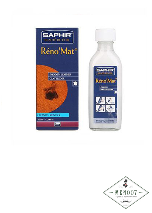 Очиститель Reno’Mat Saphir Стекл. бут., 100 мл, бесцветный.