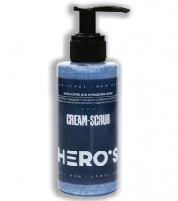 Крем-скраб для очищения кожи  Cream-scrub  Hero's -150мл.