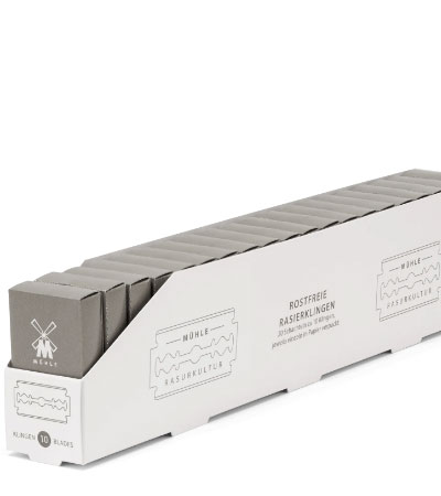 Сменные лезвия для Т-образного станка, MUEHLE, 20 упаковок по 10 лезвий