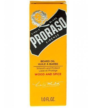 Масло для бороды Proraso Wood & Spice 30мл.