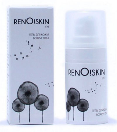 Гель для век омолаживающий с лифтинг-эффектом для век и кожи вокруг глаз с пептидами Renoskin eye Repeptide - 15мл