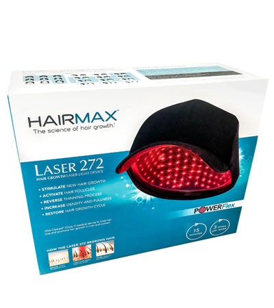 Лазерная кепка HairMax Laser 272 powerflex cap