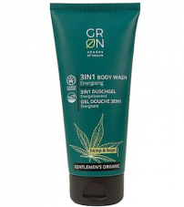 Гель для душа 3в1 с маслами семян конопли и эссенцией хмеля GRN Gentlemen's Organic Hemp & Hop 3-in-1 Body Wash -200мл.