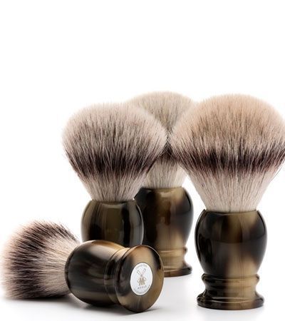Помазок MUEHLE CLASSIC, фибра высшей категории Silvertip, смола, цвет рога, размер L