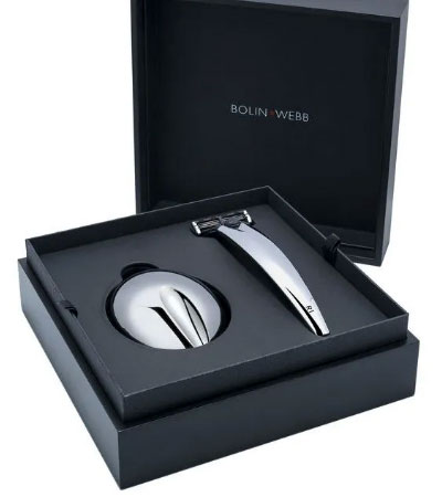 Набор Bolin Webb R1, бритва R1 хром, подставка R1 хром