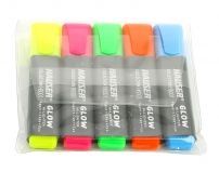 Набор: Текстовыделитель (5шт/уп) HAUSER