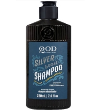 Шампунь для седых волос QOD Barber Shop Silver Boost Shampoo -220мл.