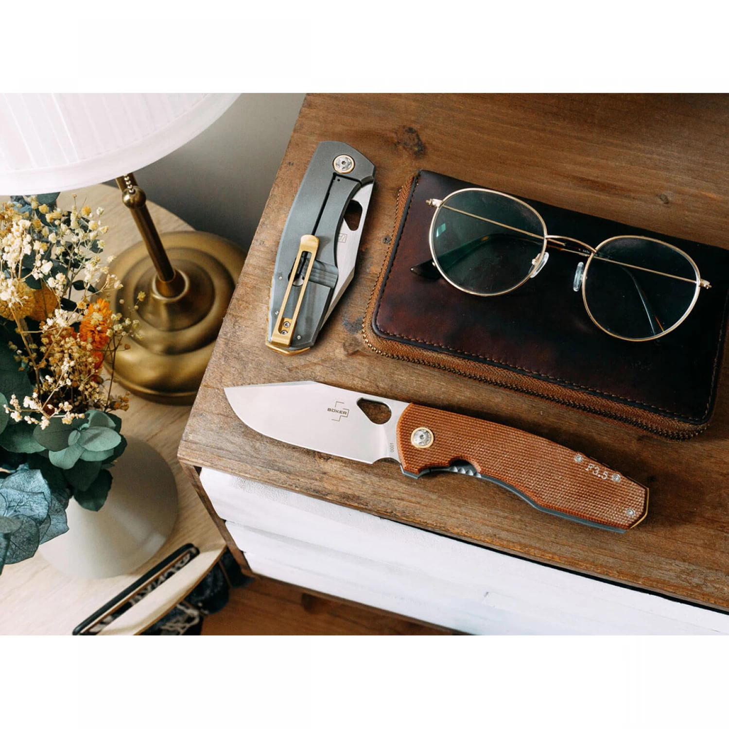 НОЖ BOKER 01BO338 F3.5 MICARTA