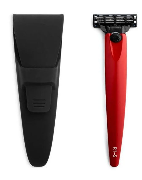 Набор Bolin Webb R1, бритва R1-S красная, дорожный чехол