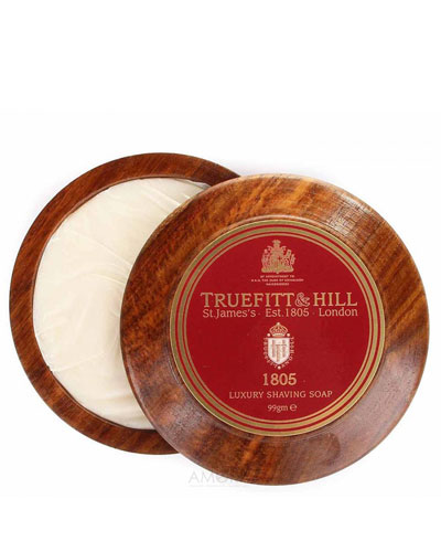 Мыло-люкс для бритья в деревянной чаше Truefitt & Hill 1805 -99гр.