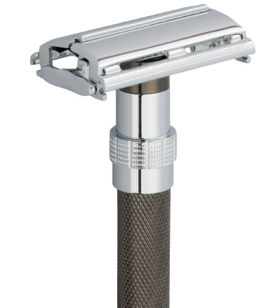 Станок для бритья Erbe, цвет хром, ручка черная 6491
