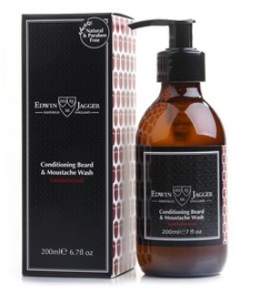 Шампунь для бороды и усов Сандаловое дерево Edwin Jagger (200ml)