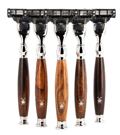 Бритва MUEHLE SOPHIST, Mach3, железное дерево