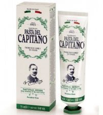 Зубная паста натуральные травы Pasta del Capitano Natural Herbs / 1905 Натуральные Травы -75мл.